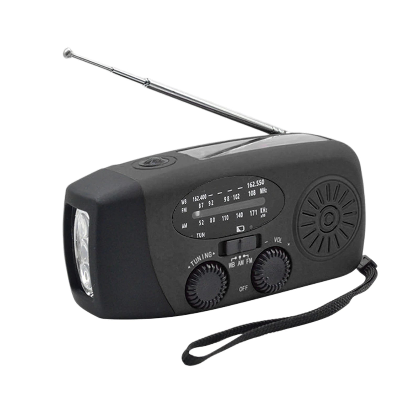 Emergency Hand Crank Radio with LED Flashlight for Emergency AM/FM NOAA Weather Radio Dynamo Radio for Camping Emergency